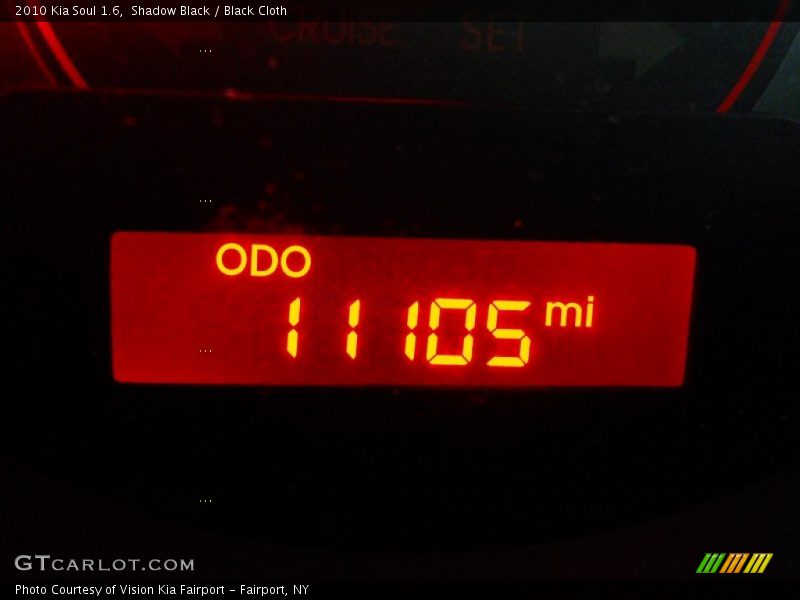 Shadow Black / Black Cloth 2010 Kia Soul 1.6