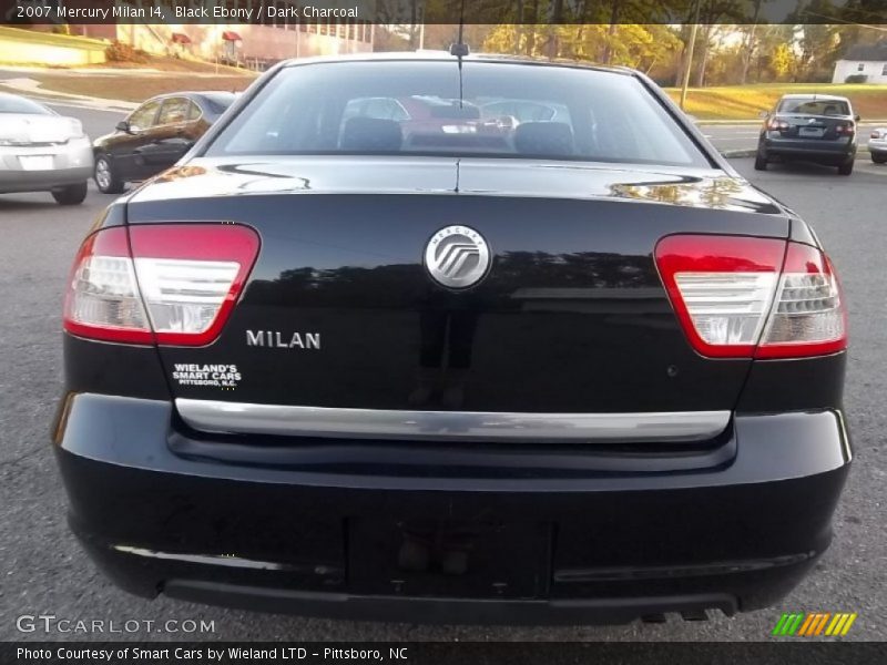Black Ebony / Dark Charcoal 2007 Mercury Milan I4