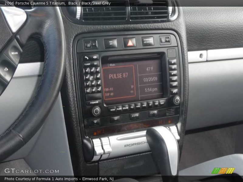 Black / Black/Steel Grey 2006 Porsche Cayenne S Titanium