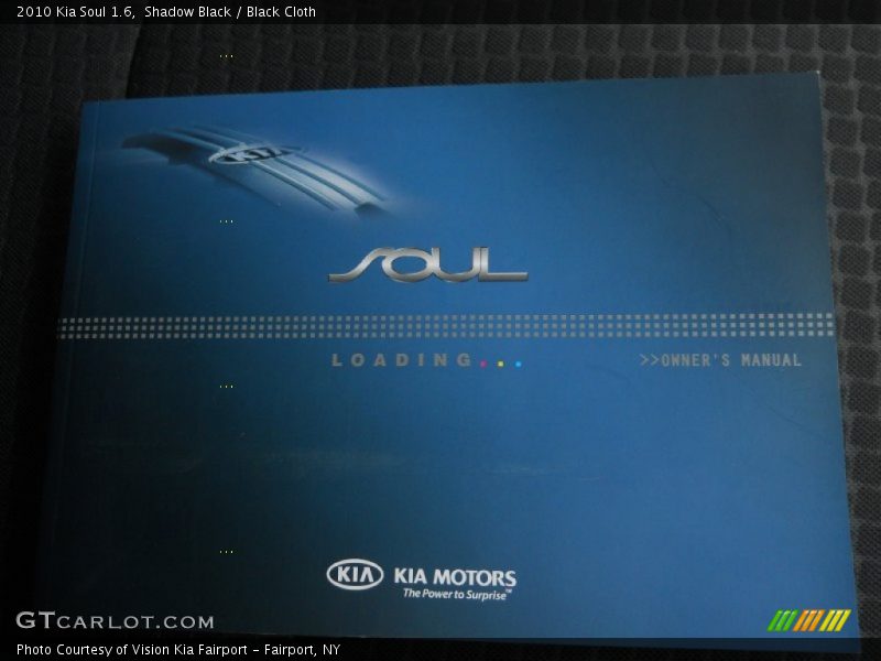 Shadow Black / Black Cloth 2010 Kia Soul 1.6