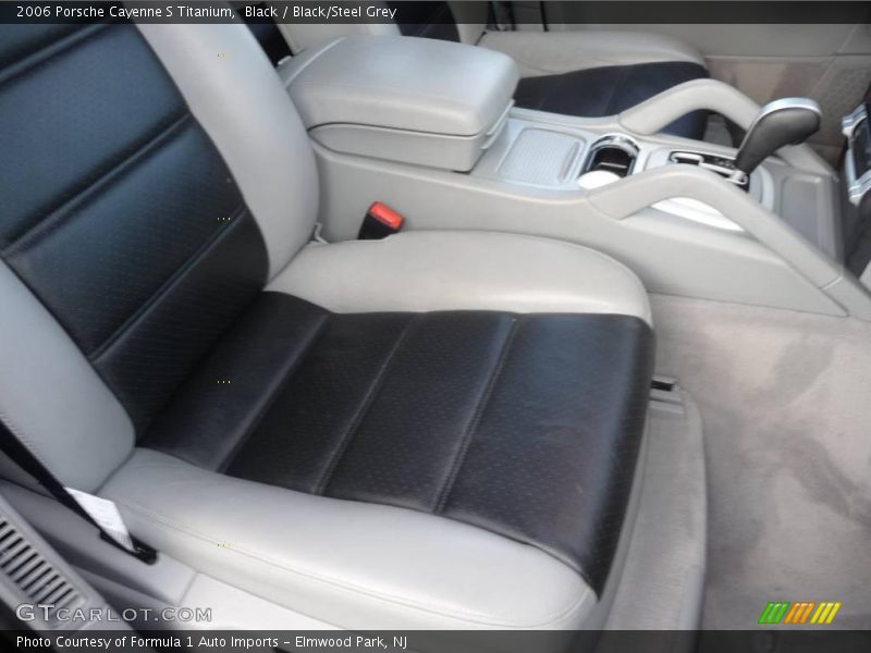 Black / Black/Steel Grey 2006 Porsche Cayenne S Titanium