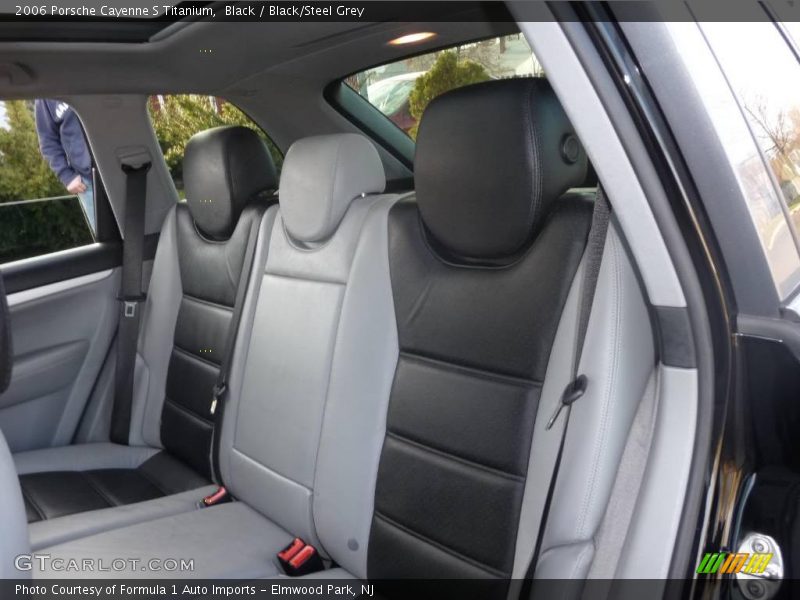 Black / Black/Steel Grey 2006 Porsche Cayenne S Titanium