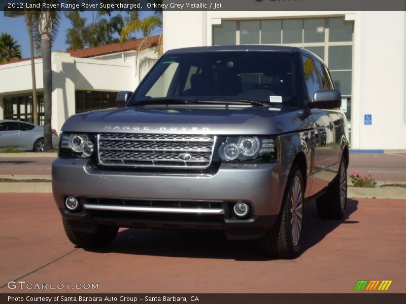 Orkney Grey Metallic / Jet 2012 Land Rover Range Rover Supercharged