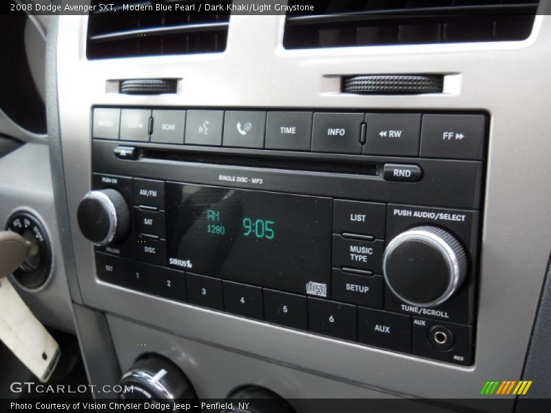 Modern Blue Pearl / Dark Khaki/Light Graystone 2008 Dodge Avenger SXT