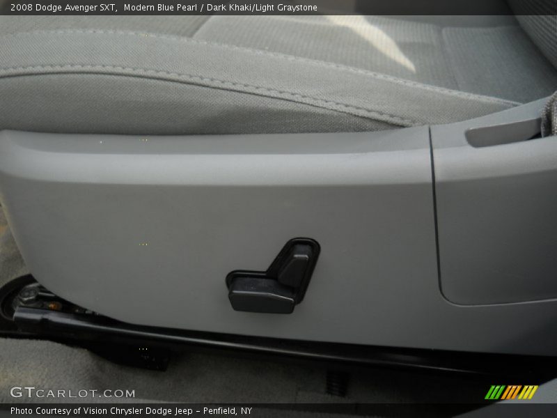Modern Blue Pearl / Dark Khaki/Light Graystone 2008 Dodge Avenger SXT