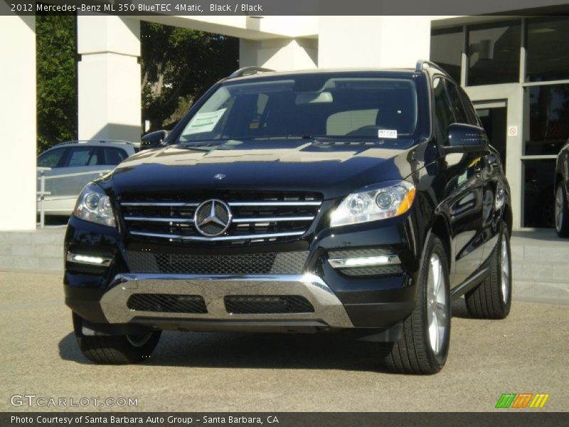 Black / Black 2012 Mercedes-Benz ML 350 BlueTEC 4Matic