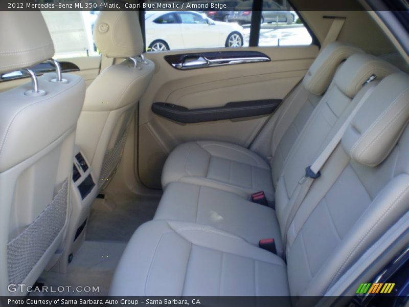Capri Blue Metallic / Almond Beige 2012 Mercedes-Benz ML 350 4Matic