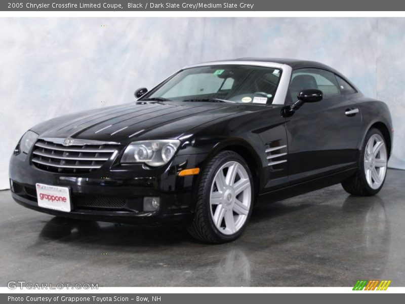 Black / Dark Slate Grey/Medium Slate Grey 2005 Chrysler Crossfire Limited Coupe