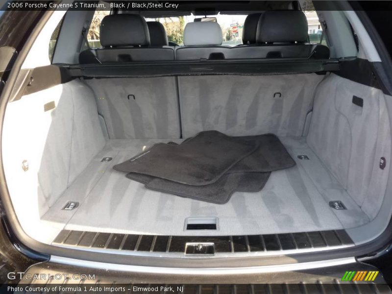 Black / Black/Steel Grey 2006 Porsche Cayenne S Titanium