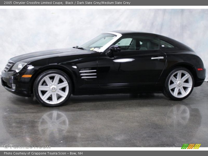 Black / Dark Slate Grey/Medium Slate Grey 2005 Chrysler Crossfire Limited Coupe