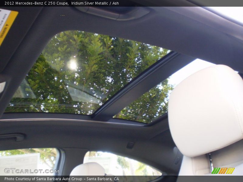 Sunroof of 2012 C 250 Coupe