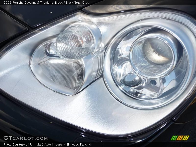 Black / Black/Steel Grey 2006 Porsche Cayenne S Titanium