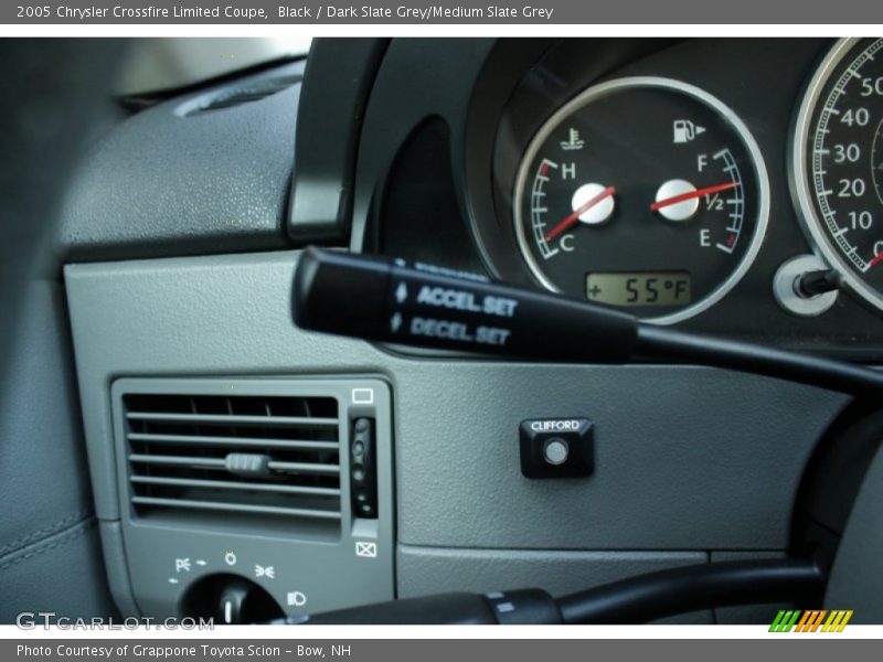 Black / Dark Slate Grey/Medium Slate Grey 2005 Chrysler Crossfire Limited Coupe