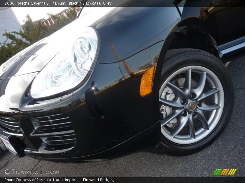 Black / Black/Steel Grey 2006 Porsche Cayenne S Titanium