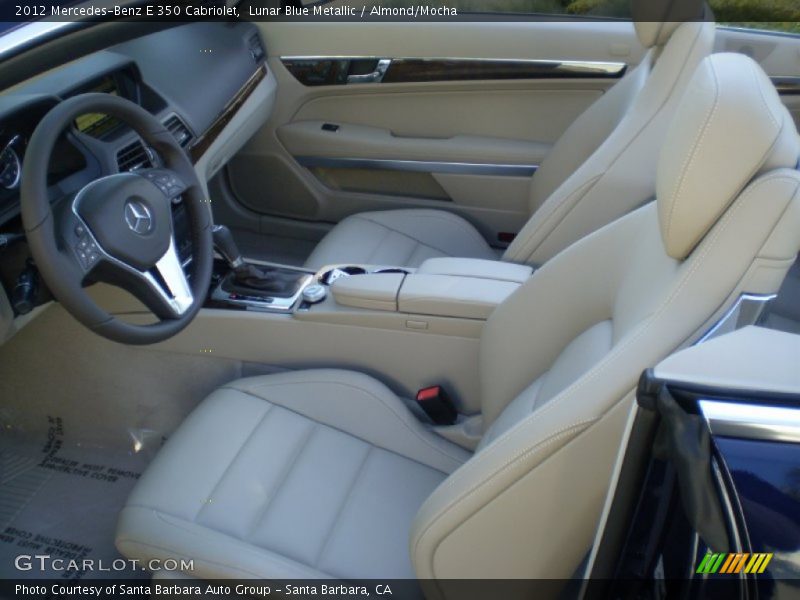 Lunar Blue Metallic / Almond/Mocha 2012 Mercedes-Benz E 350 Cabriolet