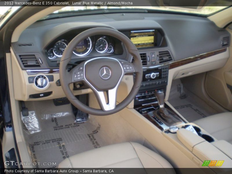 Lunar Blue Metallic / Almond/Mocha 2012 Mercedes-Benz E 350 Cabriolet