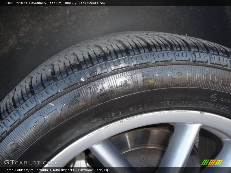 Black / Black/Steel Grey 2006 Porsche Cayenne S Titanium