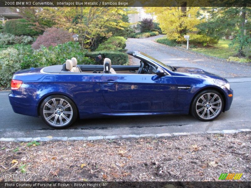 Interlagos Blue Metallic / Bamboo Beige 2008 BMW M3 Convertible