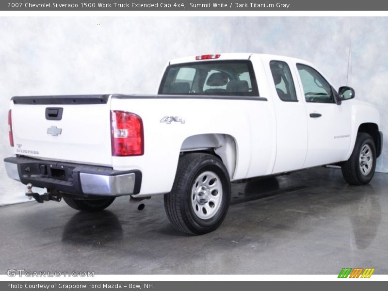  2007 Silverado 1500 Work Truck Extended Cab 4x4 Summit White