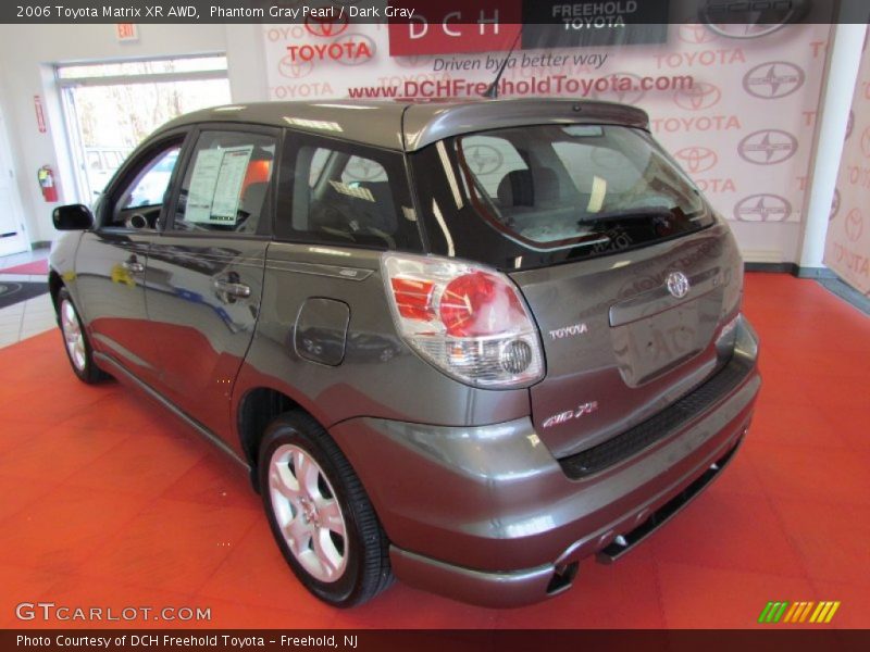 Phantom Gray Pearl / Dark Gray 2006 Toyota Matrix XR AWD