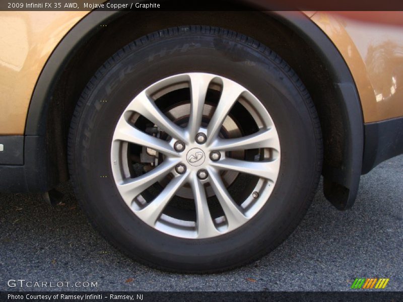Mojave Copper / Graphite 2009 Infiniti FX 35 AWD