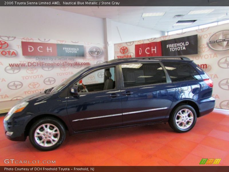 Nautical Blue Metallic / Stone Gray 2006 Toyota Sienna Limited AWD