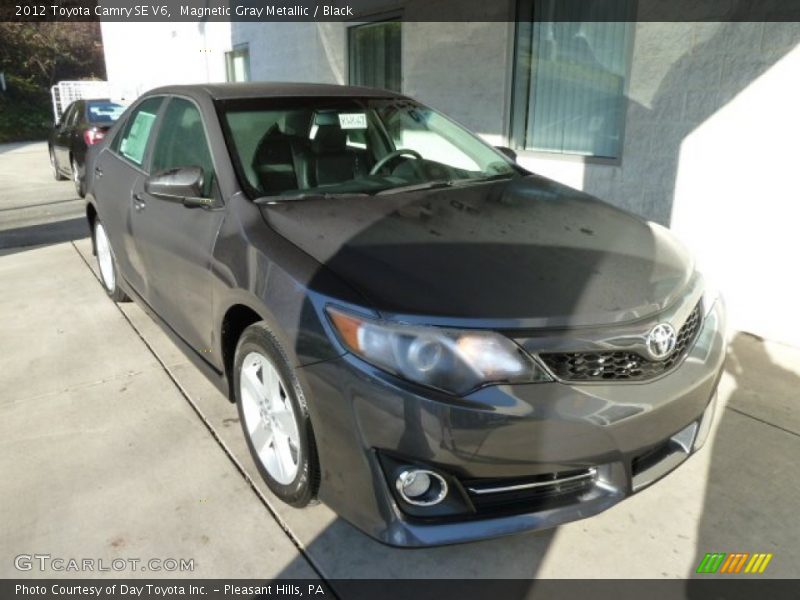 Magnetic Gray Metallic / Black 2012 Toyota Camry SE V6