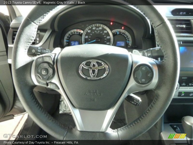 Magnetic Gray Metallic / Black 2012 Toyota Camry SE V6