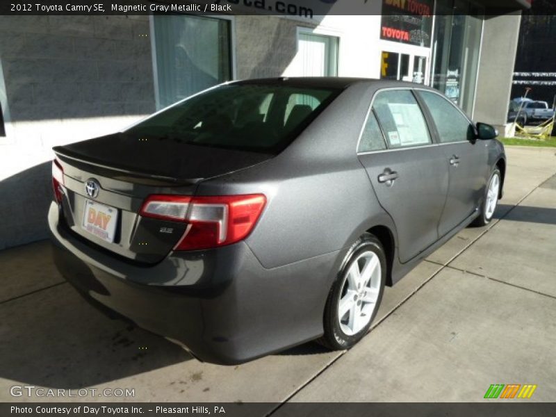 Magnetic Gray Metallic / Black 2012 Toyota Camry SE