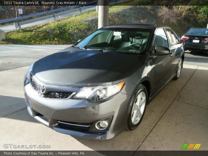 Magnetic Gray Metallic / Black 2012 Toyota Camry SE