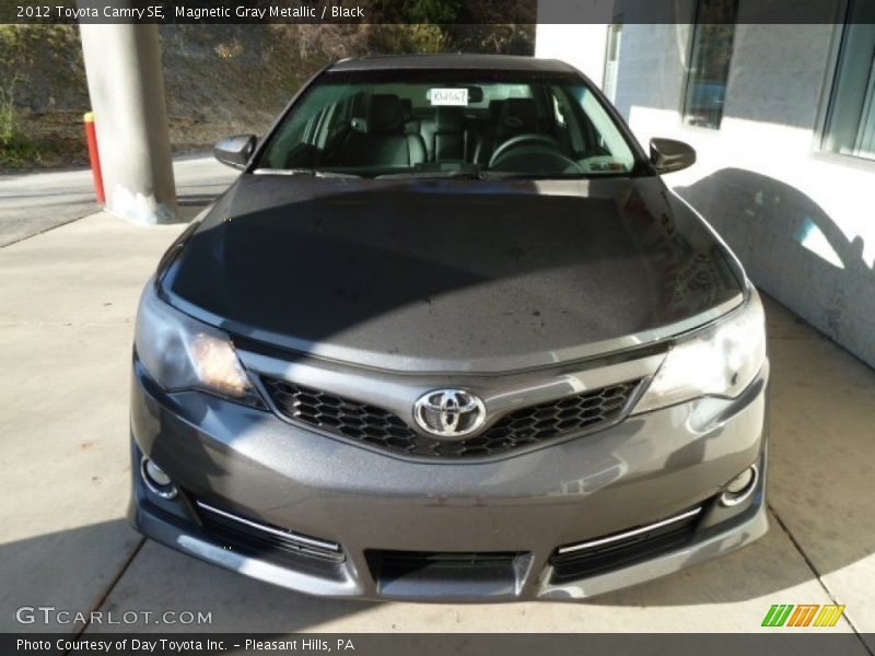 Magnetic Gray Metallic / Black 2012 Toyota Camry SE