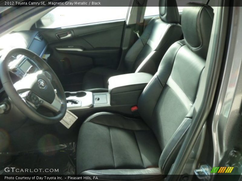 Magnetic Gray Metallic / Black 2012 Toyota Camry SE