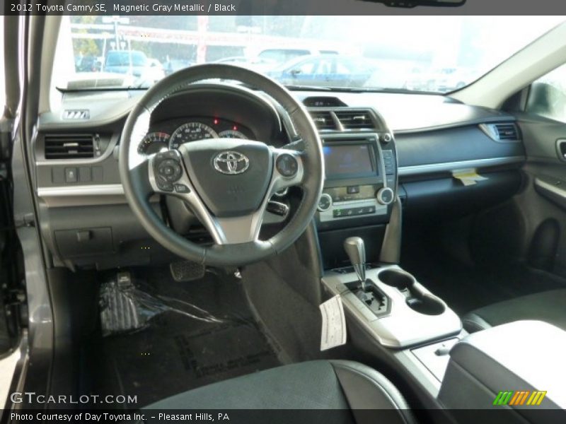 Magnetic Gray Metallic / Black 2012 Toyota Camry SE