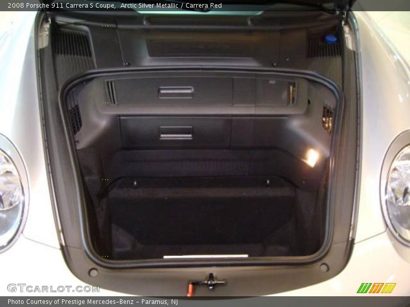 Arctic Silver Metallic / Carrera Red 2008 Porsche 911 Carrera S Coupe