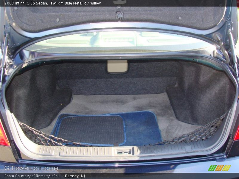 Twilight Blue Metallic / Willow 2003 Infiniti G 35 Sedan