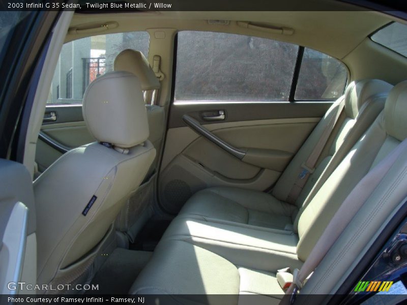 Twilight Blue Metallic / Willow 2003 Infiniti G 35 Sedan