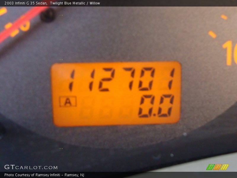 Twilight Blue Metallic / Willow 2003 Infiniti G 35 Sedan