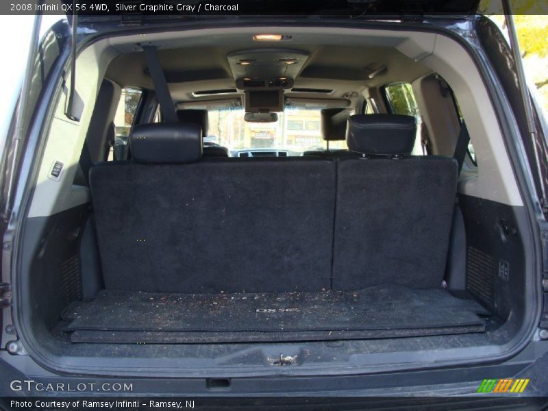 Silver Graphite Gray / Charcoal 2008 Infiniti QX 56 4WD