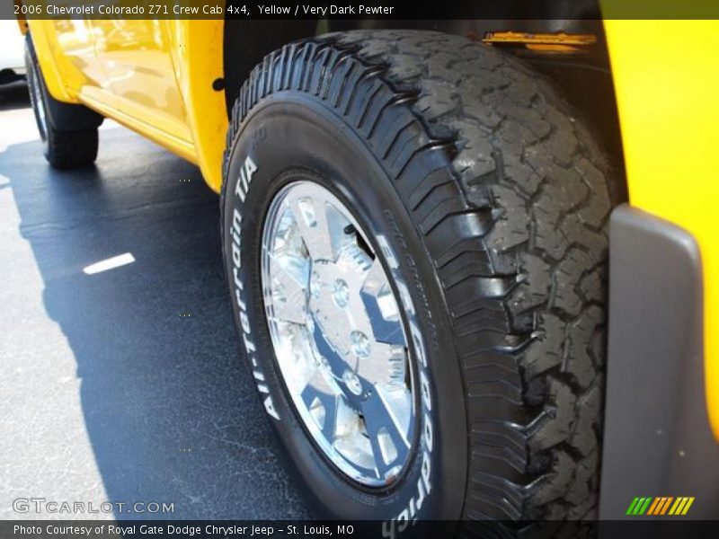Yellow / Very Dark Pewter 2006 Chevrolet Colorado Z71 Crew Cab 4x4