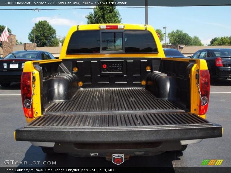 Yellow / Very Dark Pewter 2006 Chevrolet Colorado Z71 Crew Cab 4x4