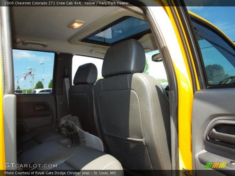 Yellow / Very Dark Pewter 2006 Chevrolet Colorado Z71 Crew Cab 4x4