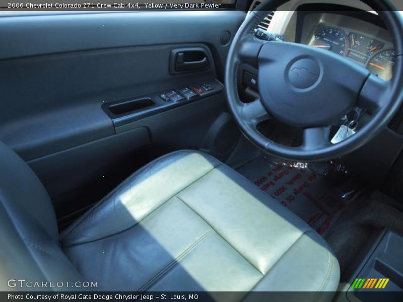 Yellow / Very Dark Pewter 2006 Chevrolet Colorado Z71 Crew Cab 4x4