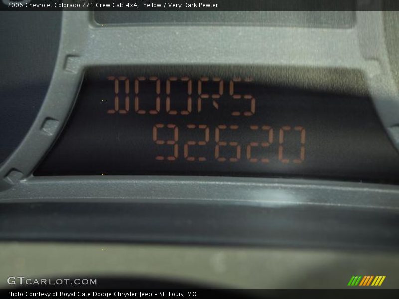 Yellow / Very Dark Pewter 2006 Chevrolet Colorado Z71 Crew Cab 4x4