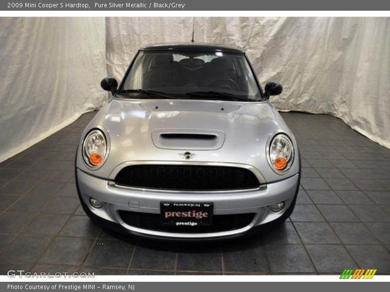 Pure Silver Metallic / Black/Grey 2009 Mini Cooper S Hardtop
