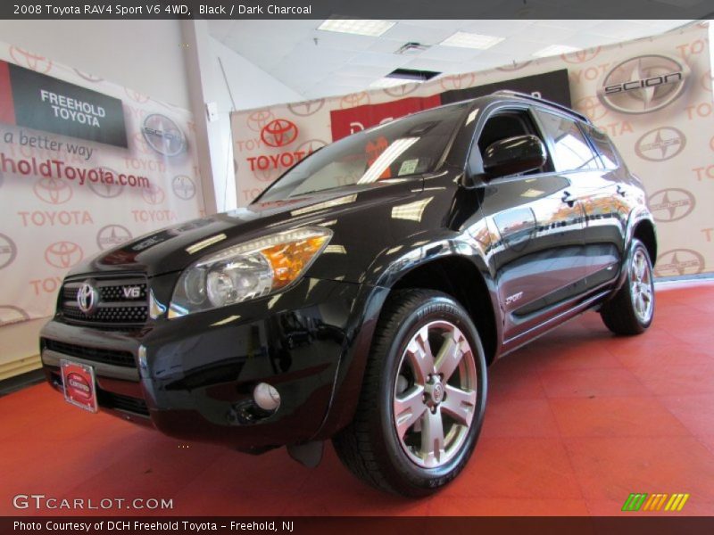 Black / Dark Charcoal 2008 Toyota RAV4 Sport V6 4WD