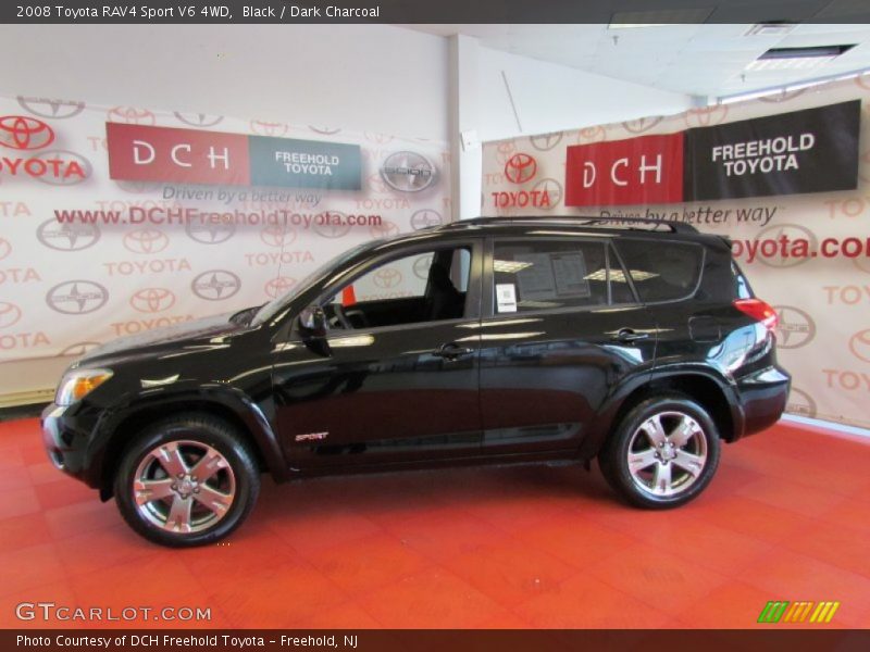 Black / Dark Charcoal 2008 Toyota RAV4 Sport V6 4WD
