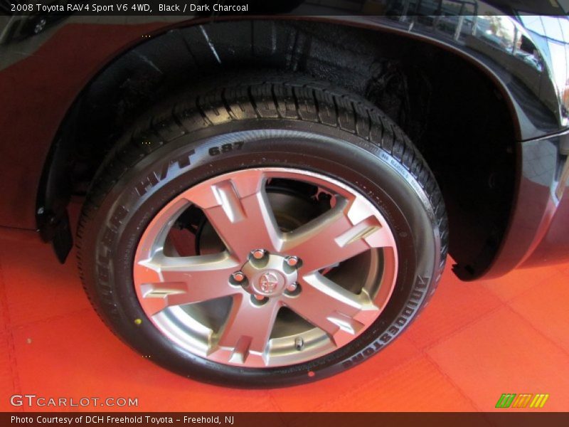 Black / Dark Charcoal 2008 Toyota RAV4 Sport V6 4WD