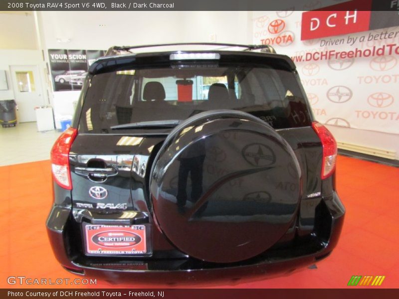 Black / Dark Charcoal 2008 Toyota RAV4 Sport V6 4WD