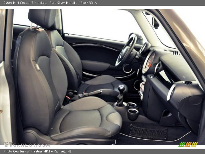 Pure Silver Metallic / Black/Grey 2009 Mini Cooper S Hardtop