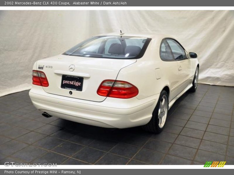 Alabaster White / Dark Ash/Ash 2002 Mercedes-Benz CLK 430 Coupe